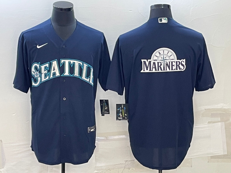 Men's Seattle Mariners Navy Alternate Team Jersey